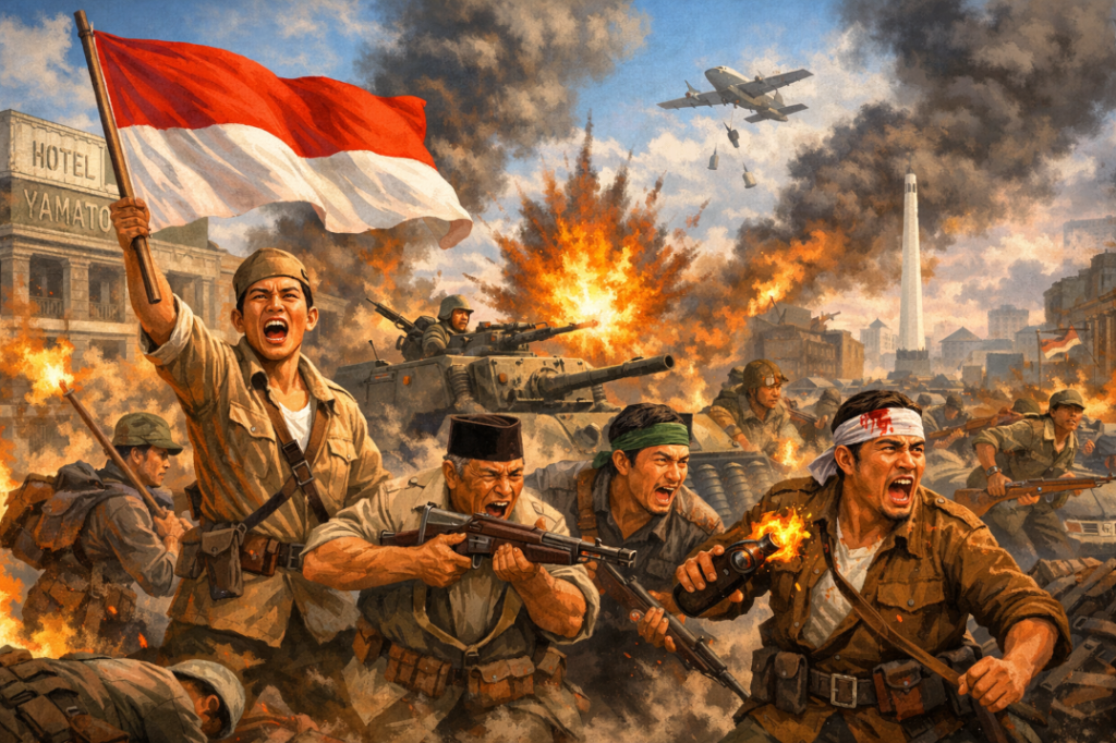 Pertempuran Surabaya 10 November 1945: Api Perjuangan yang Menggetarkan Dunia dan Mengukir Sejarah Kemerdekaan Indonesia